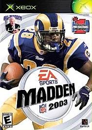 Madden NFL 2003 Xbox, 2002