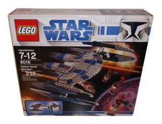 Lego Star Wars The Clone Wars Hyena Droid Bomber 8016
