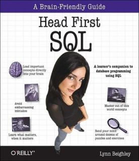 Head First SQL by Lynn Beighley 2007, Paperback