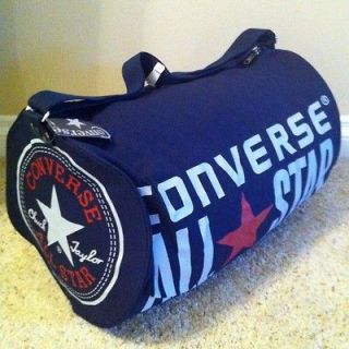 CONVERSE ALL STAR Chuck Taylor NAVY BLUE Sold Out Duffel Gym Bag New 
