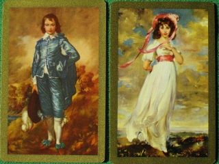   by Thomas Gainsborough & Pinkie by Thomas Lawrence Playing Cards A+