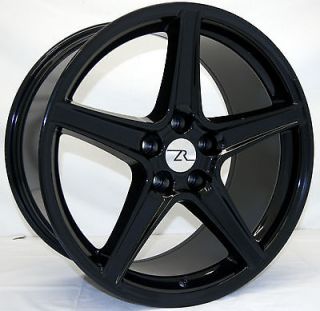Black Mustang ® Wheels fits Saleen 19 Replica 1994 2013 19 inch rims