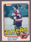 1981 82 OPC O Pee Chee Hockey Pete Peeters #245 Philadelphia Flyers NM 