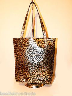Lady Gagas Workshop Gold Leopard Skin Print Bag Tote from Barneys NY 