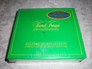 Trivial Pursuit Card Set   ALL STAR SPORTS Edition Use With Master 