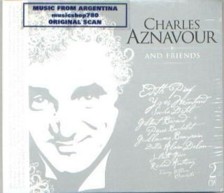 CHARLES AZNAVOUR ALAIN DELON BORIS VIAN SEALED 2 CD SET