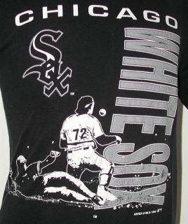 vtg Chicago White Sox T shirt Carlton Fisk Southside Hit Men 1990 Soft 