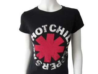 NEW RED HOT CHILI PEPPERS WOMENS SHIRT BLACK SIZE SMALL BEST DEAL ON 