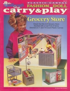 Grocery Store Carry & Play for Barbie P/C Pattern HTF