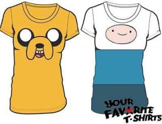 Adventure Time Choose I am Finn Or Jake Costume Licensed Junior T 