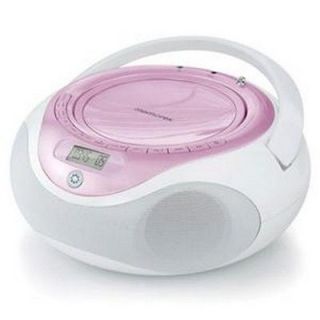 Memorex 848PWH Radio/CD Player Boombox Pink NOB