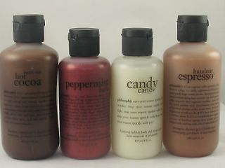 Best Deal 4pc Philosophy Holiday Scented Shower Gel Set NEW