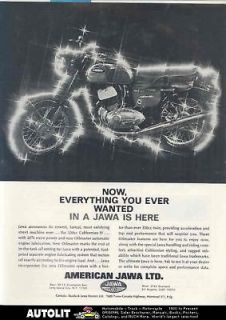 1970 Jawa 350 Bonanaza Mini Chopper Mini Bike Ad