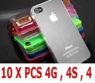   Matte Ultra Thin Air Jacket Hard Plastic Case Skin for iPhone 4G 4S