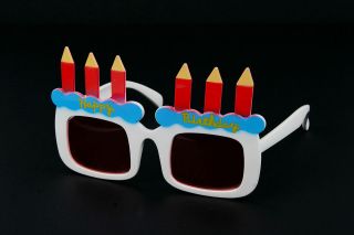 Halloween Costume Party Sunglasses Birthday Candles P1006