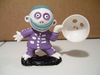 THE NIGHTMARE BEFORE CHRISTMAS BARREL PVC FIGURE APPLAUSE CAKE TOPPER