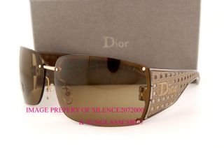 Christian Dior CD Sunglasses QUADRILLEF QHP BROWN 100% Authentic