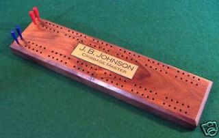 Cribbage Board Personalized Free Game New Cards Gift