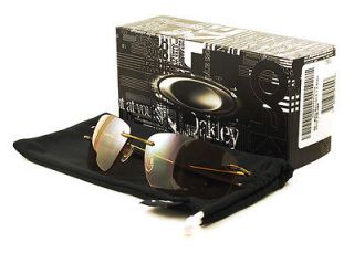 NEW Oakley Nanowire 1.0 sunglasses Brown Chrome / Brown Polarized 30 