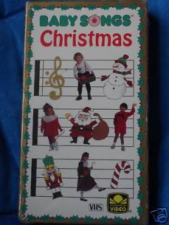 NEW Video Baby Songs Christmas Wassail Song VHS