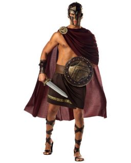 Mens Greek Spartan Warrior Costume