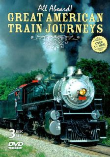 All Aboard Great American Train Journeys DVD, 2011, 3 Disc Set