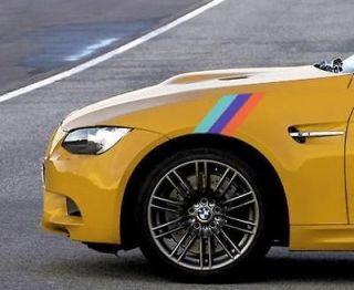  Stripes M colors FENDER Decal BMW Motorsport M3 M5 M6 X5 E30 E36 E46