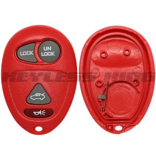 NEW RED GM REPLACEMENT KEYLESS ENTRY KEY REMOTE CASE RUBBER PAD 