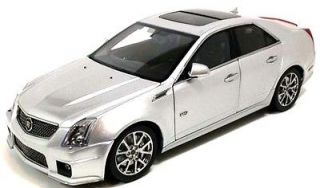 Cadillac CTS V Sedan in Radiant Silver 118 Scale Diecast Kyosho G002S
