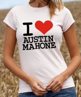 Love Austin Mahone T shirt   Any Size or Colour Tee Shirt or Tshirt 