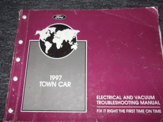 1997 LINCOLN TOWN CAR Wiring Electrical Diagrams Shop Service Repair 