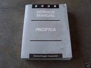 Chrysler Pacifica repair manual