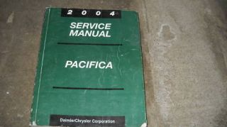Chrysler Pacifica repair manual