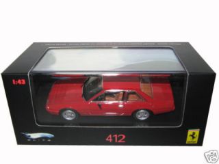 FERRARI 412 ELITE EDITION RED 1/43 DIECAST CAR MODEL