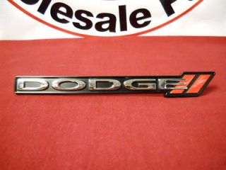 Dodge 2011 2012 Avenger Front Grille Emblem W/Stripe Mopar OEM