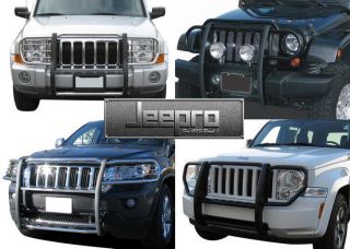Brand New Stainless Grille Saver Bumper Brush Guard 08 12 Jeep Liberty