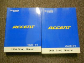 2006 HYUNDAI ACCENT Service Repair Shop Manual FACTORY OEM BOOK 06