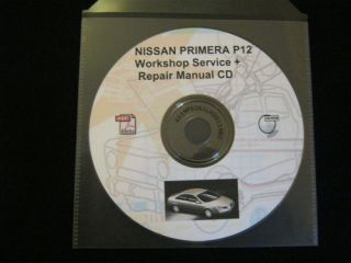 Nissan Primera P12 Workshop manual on CD