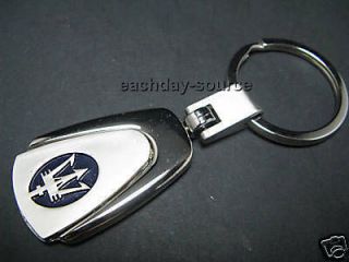 PROMOTION Maserati Collectors Key Chain Ring CHROME