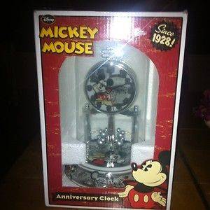 Disney MICKEY MOUSE Anniversary Clock   *New In box*   Very nice 