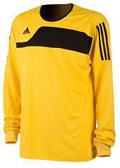 adidas Autheno Long Sleeve Football Jersey Sizes S XL Sunshine/Black 