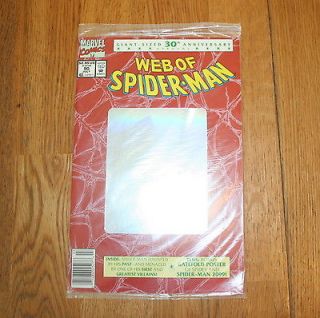   Spider Man Giant Sized 30th Anniversary Hologram Comic Marvel 1990 NIP