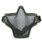 Airsoft Hunting Half Face Metal Net Mesh Protect Mask