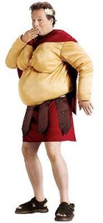 Fat Spartacus Greek God Costume Mens Suit Funny Roman Toga Farticus 