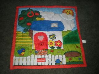   PRICE 1103 puffalump 1990 LITTLE PEOPLE BABY BLANKET PLAY MAT LOVEY