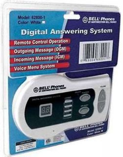   Bell DigiMate Digital Answering System/Machine w/ 2 Announcements