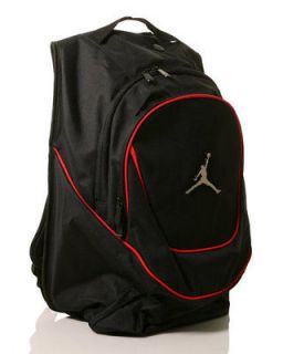 New Nike Michael Air Jordan Jumpman Backpack Black Red Rucksack Bag 