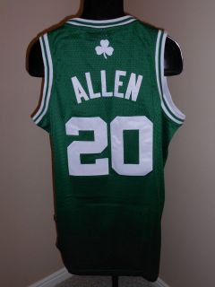   Allen #20 Boston CELTICS 2XLarge 2XL SWINGMAN Adidas Sewn Jersey 8KR