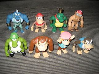 Donkey Kong Country Action Figure Set Diddy Cranky Dixie Funky K Rool
