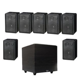   Surround Sound/Bookshelf Speaker System w/10 Home Theater Powered Sub